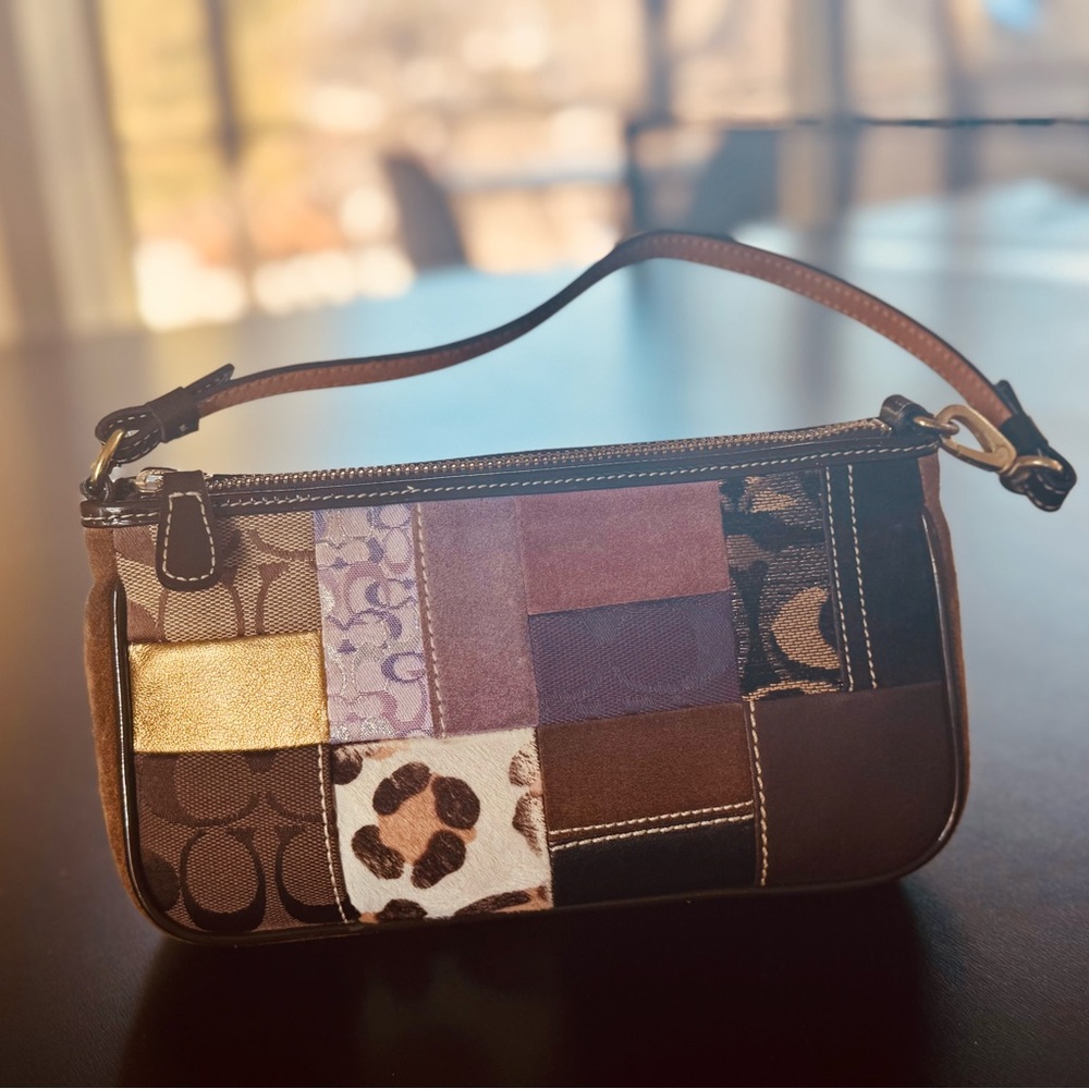 Coach Multicolor Patchwork Wristlet - image 3